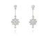 Pendientes de plata victoriano largo