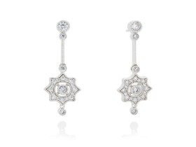 Earrings CATALINA  in silver