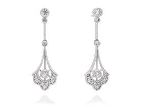 Earrings CHARLOTTE  in silver