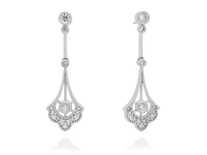 Ohrringe CHARLOTTE  in silber