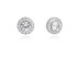 Pendientes de plata orla