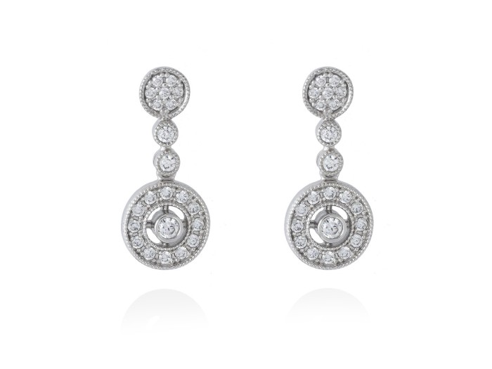 Earrings VIENA  in silver