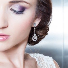 Pendientes de plata vintage largo