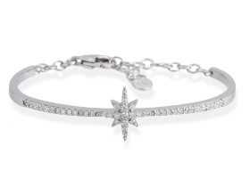 Pulsera ESTRELLA para novias en plata