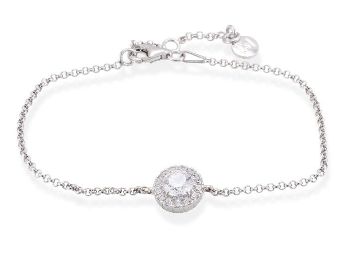 Pulsera para novia ORLA en plata