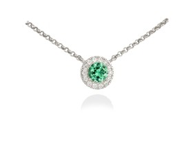 Necklace MAUI White in silver