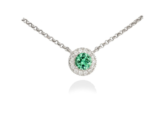 Necklace MAUI White in silver