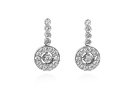 Pendientes de plata orla vintage