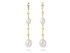 Earrings CARLOTA pearl in silver