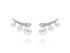 Earrings Miranda  in silver
