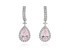 Earrings EVA Pink in silver