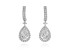 Earrings EVA Pink in silver