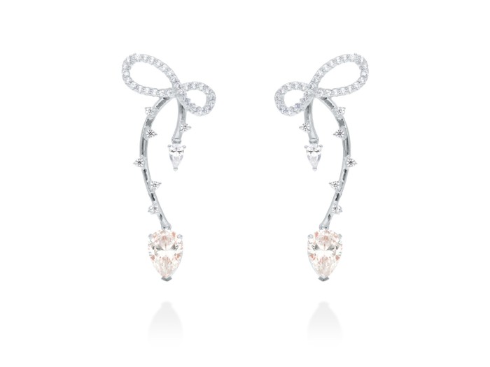 Earrings Audrey  in silver