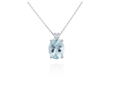 Halskette in 18kt. Gold und Diamanten