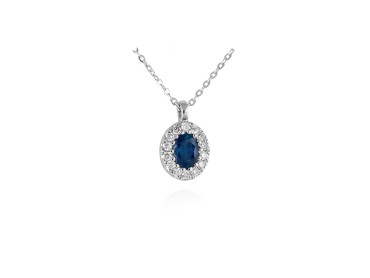 Halskette in 18kt. Gold und Diamanten