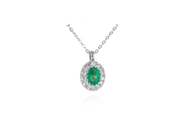Halskette in 18kt. Gold und Diamanten