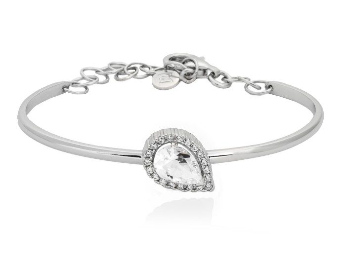 Armband EVA Rosa in silber