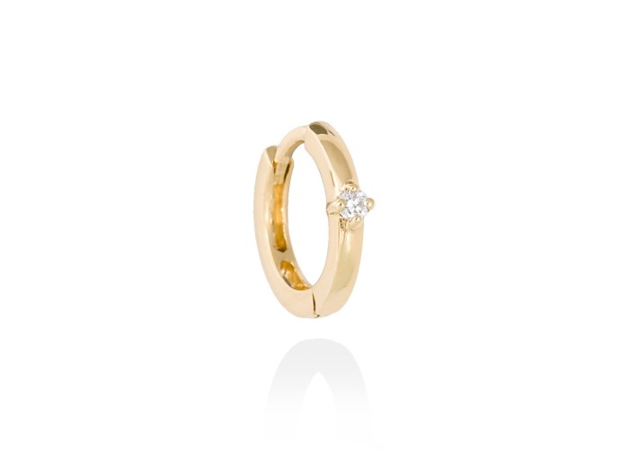 Piercing ARO MEDIUM in 18Kt yellow Gold and diamonds