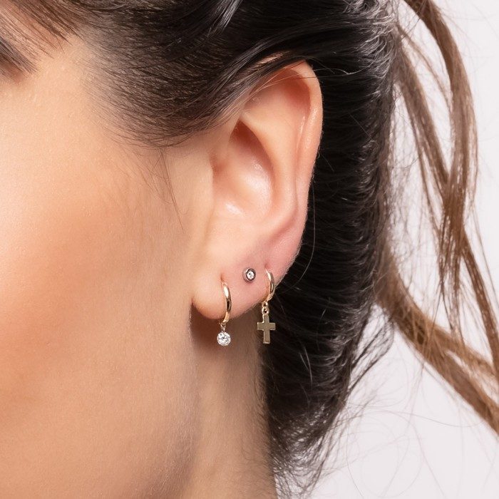 Piercing PUNK HOOP  in 18kt Gelbgold