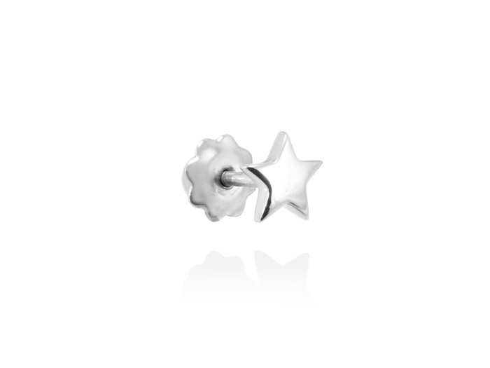 Piercing de Oro 18Kt con estrella