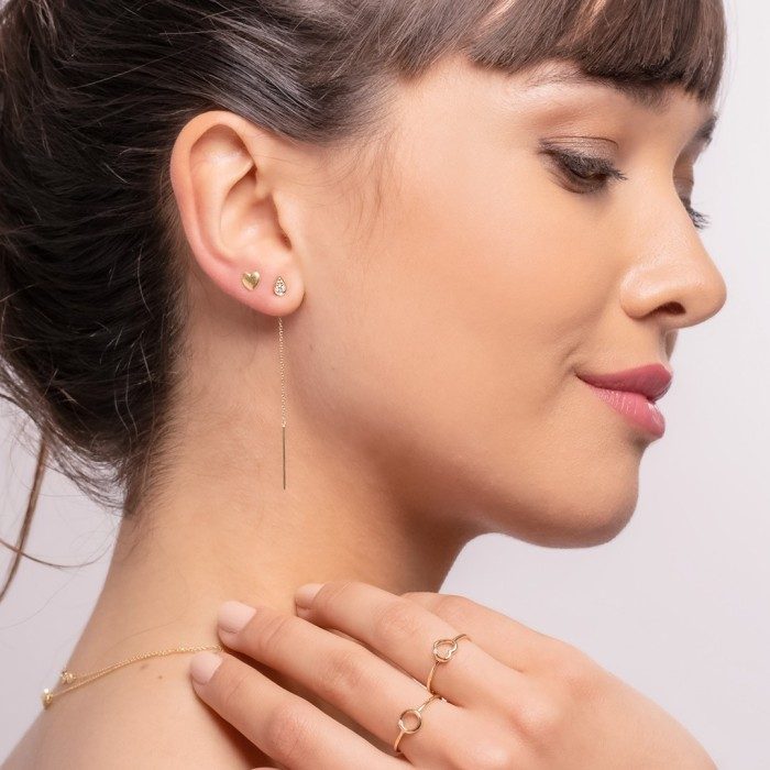 Piercing CORAZÓN in 18kt Gelbgold