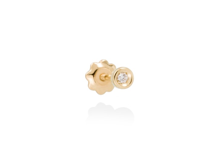 Piercing CHATON MINI in 18kt Gelbgold und Diamant