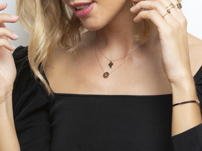 Necklace in 18kt. Gold and diamonds