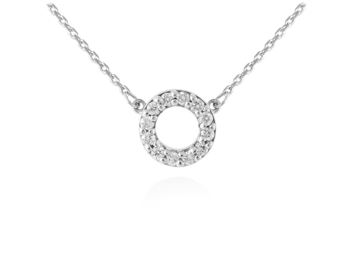 Halskette in 18kt. Gold und Diamanten