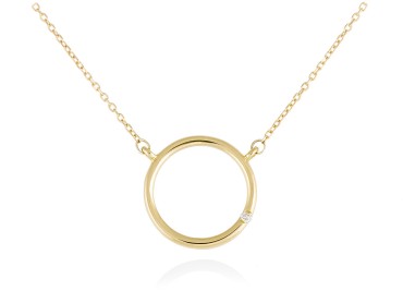 Necklace in 18kt. Gold and diamonds