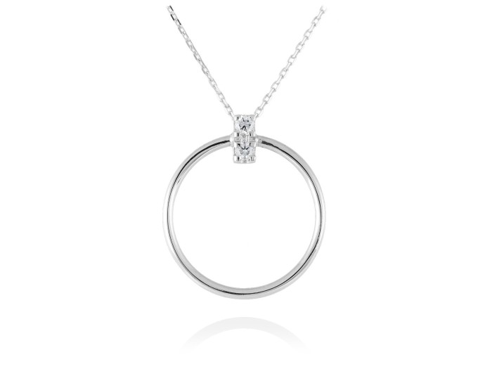Gargantilla en Oro 18Kt. y diamantes
