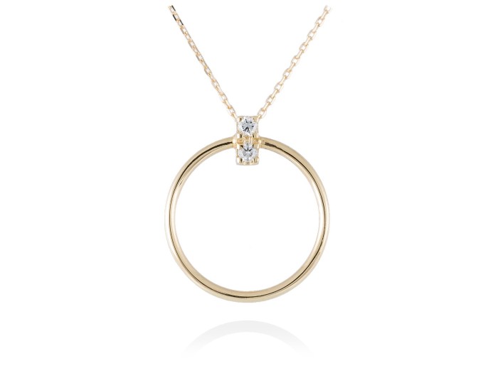 Necklace in 18kt. Gold and diamonds