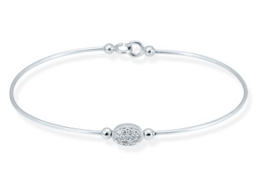 Pulsera  en Oro 18Kt. y diamantes