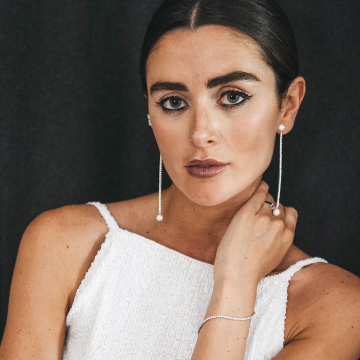 Ohrringe Rivere Perla  in silber