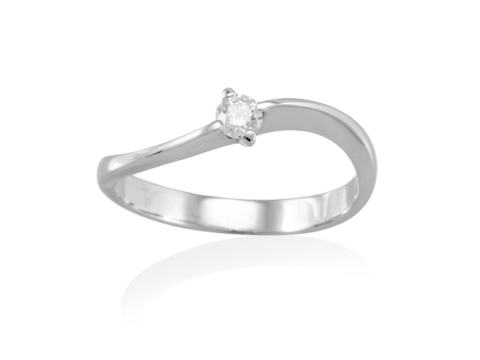  Ring in 18kt white Gold and diamonds