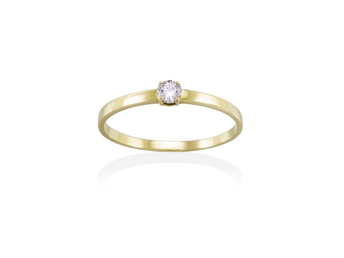 Ring in 18kt. Gold and diamonds
