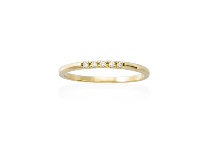 Ring in 18kt. Gold and diamonds