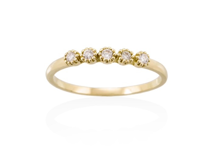 Ring in 18kt. Gold and diamonds