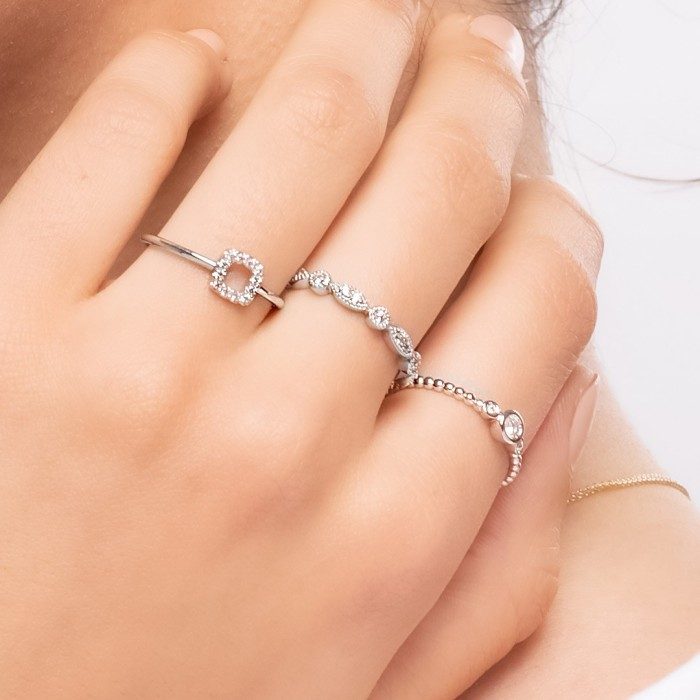 Ring in 18kt. Gold und Diamanten