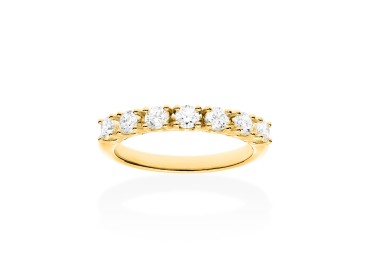 Anillo   en Oro blanco 18Kt y diamantes