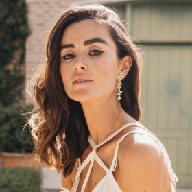 Earrings Guipur maxi  in golden silver