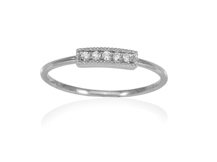 Ring in 18kt. Gold und Diamanten