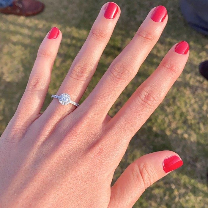 Ring in 18kt. Gold und Diamanten