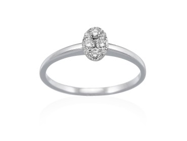 Ring in 18kt. Gold and diamonds