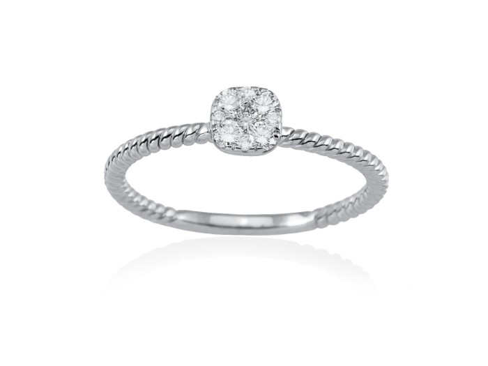 Ring in 18kt. Gold und Diamanten