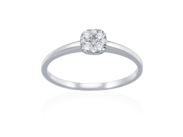 Ring in 18kt. Gold and diamonds