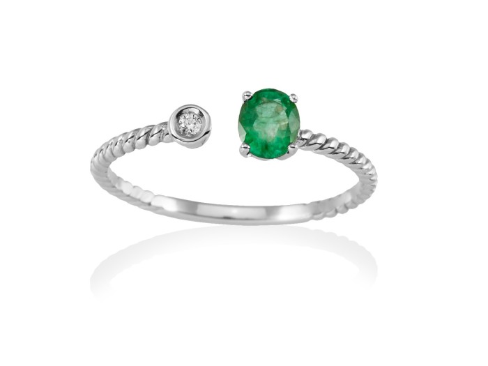 Ring in 18kt. Gold und Diamanten