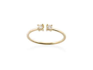 Ring in 18kt. Gold and diamonds