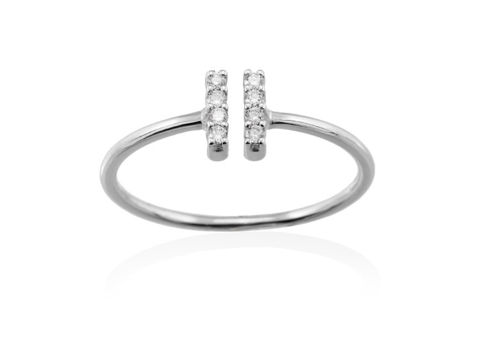 Ring in 18kt. Gold und Diamanten