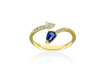 Ring   in 18kt yellow Gold and diamonds