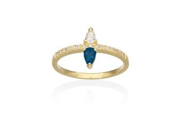Ring   in 18kt Gelbgold und Diamanten
